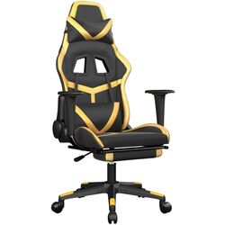 Fotoliu gaming VidaXL 345436 (Black/Gold) Thumb