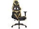 Fotoliu gaming VidaXL 345436 (Black/Gold)