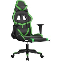 Игровое кресло VidaXL 345437 (Black/Green) Thumb