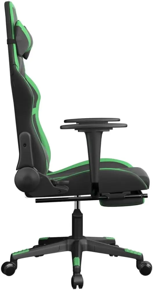 Игровое кресло VidaXL 345437 (Black/Green)