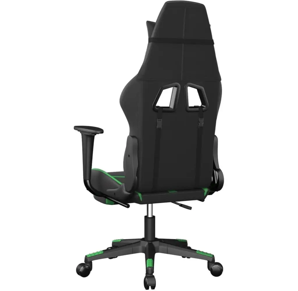 Игровое кресло VidaXL 345437 (Black/Green)