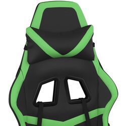 Игровое кресло VidaXL 345437 (Black/Green) Thumb