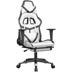 Игровое кресло VidaXL 345443 (White/Black) Thumb