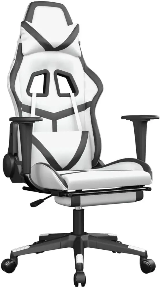 Игровое кресло VidaXL 345443 (White/Black) - 2