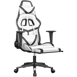 Игровое кресло VidaXL 345443 (White/Black) Thumb