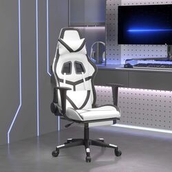 Игровое кресло VidaXL 345443 (White/Black)