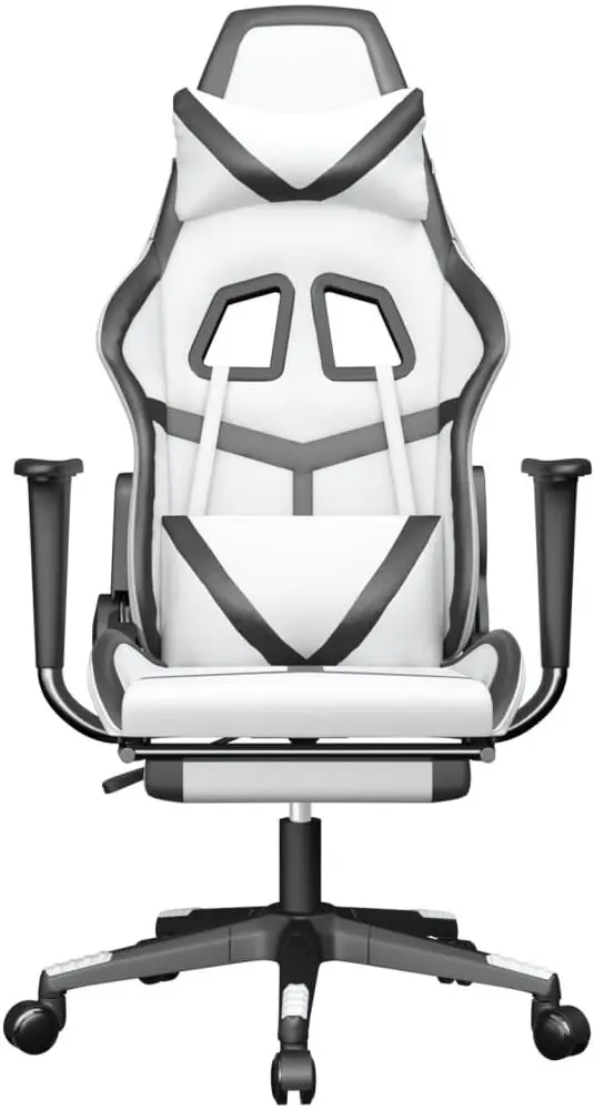 Игровое кресло VidaXL 345443 (White/Black) - 4
