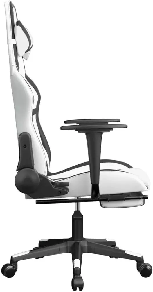 Игровое кресло VidaXL 345443 (White/Black) - 5
