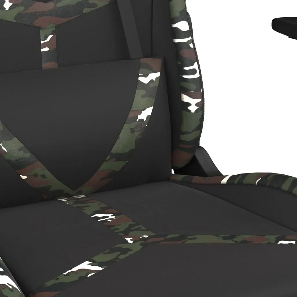 Fotoliu gaming VidaXL 345444 (Black/Camouflage)