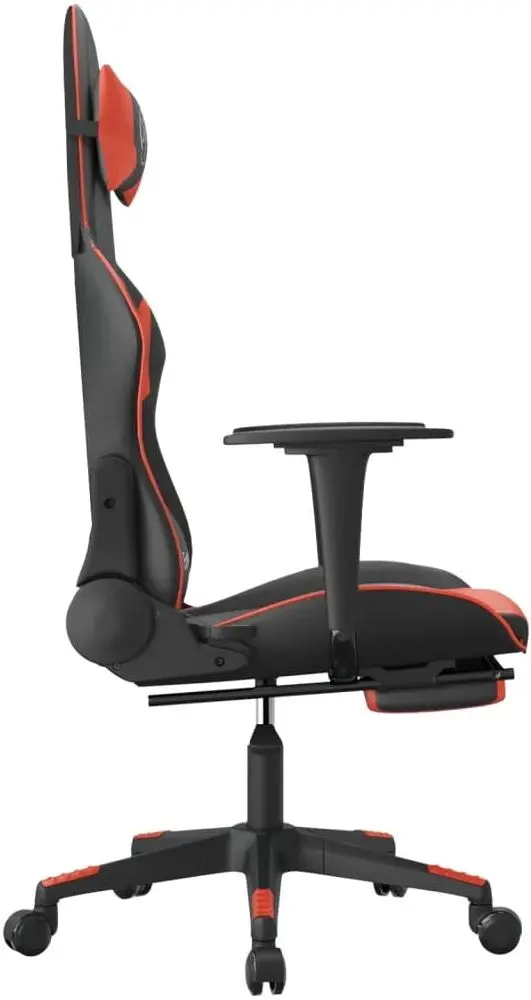 Fotoliu gaming VidaXL 345458 (Black/Red)