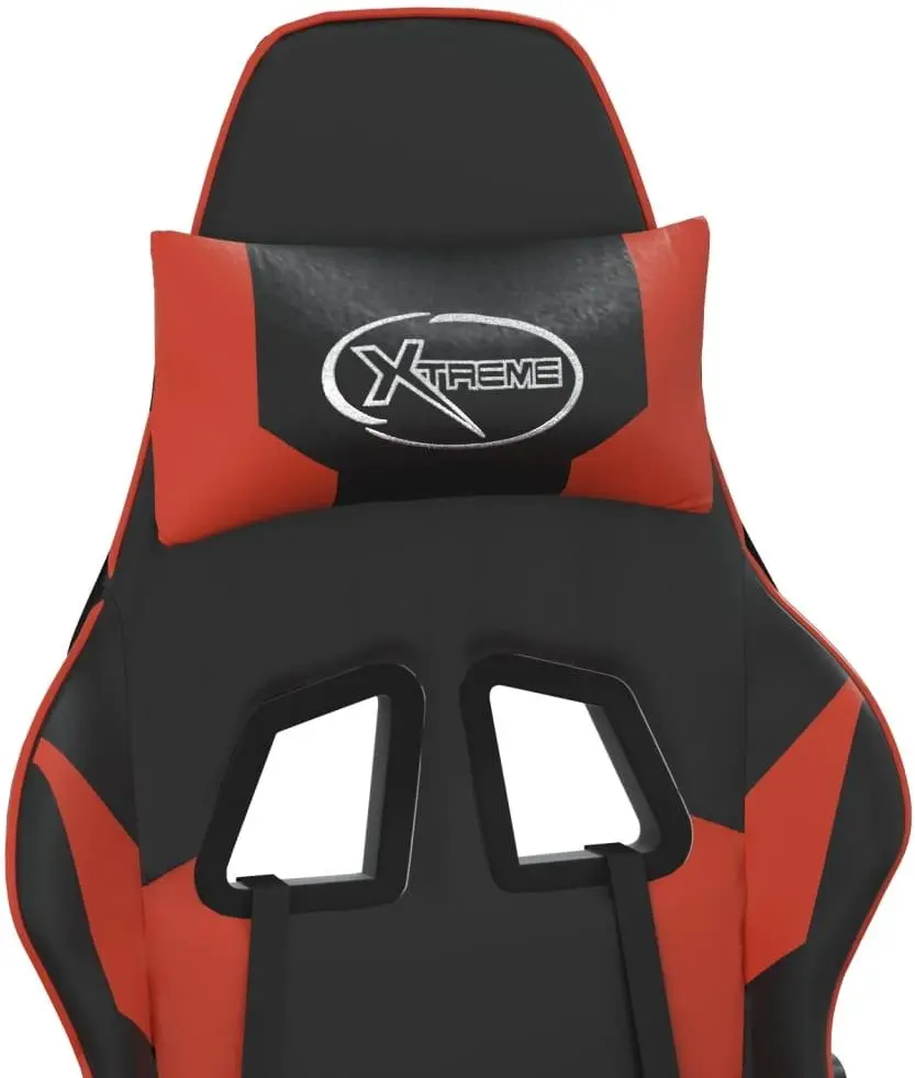 Fotoliu gaming VidaXL 345458 (Black/Red)