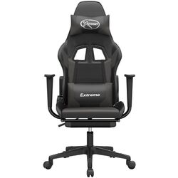 Fotoliu gaming VidaXL 345461 (Black/Grey) Thumb