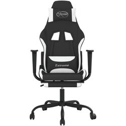 Игровое кресло VidaXL 345488 (Black/White) Thumb