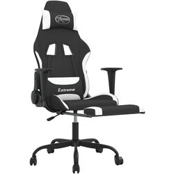 Игровое кресло VidaXL 345488 (Black/White) Thumb