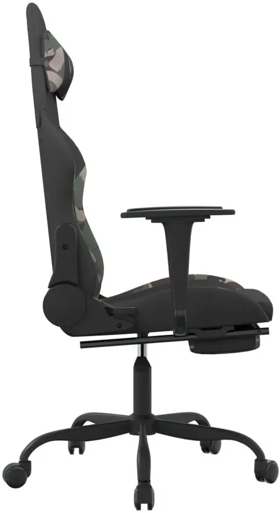 Fotoliu gaming VidaXL 345490 (Black/Camouflage) - 5