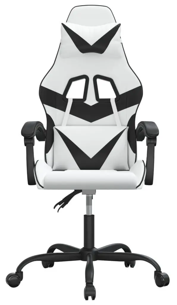 Fotoliu gaming VidaXL 349553 (White/Black)