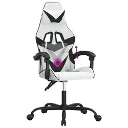 Fotoliu gaming VidaXL 349553 (White/Black) Thumb