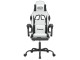 Fotoliu gaming VidaXL 349589 (White/Black)