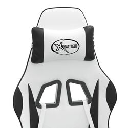 Fotoliu gaming VidaXL 349589 (White/Black) Thumb