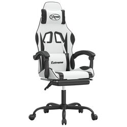 Fotoliu gaming VidaXL 349589 (White/Black) Thumb