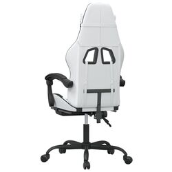 Fotoliu gaming VidaXL 349589 (White/Black) Thumb