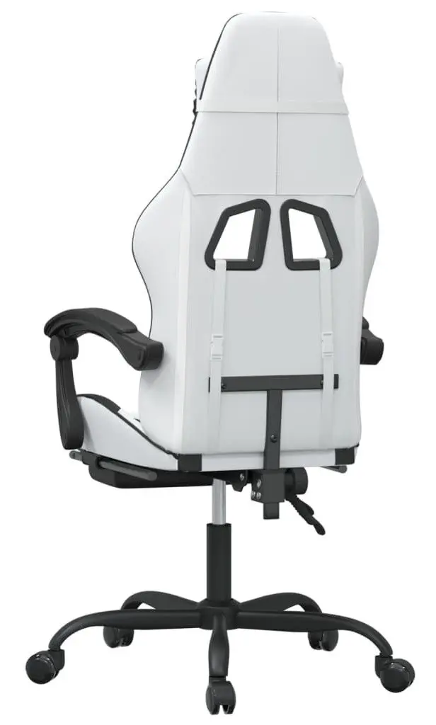 Fotoliu gaming VidaXL 349589 (White/Black)