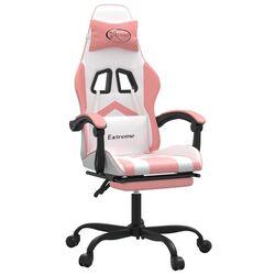 Fotoliu gaming VidaXL 349612 (White/Pink) Thumb