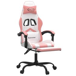 Fotoliu gaming VidaXL 349612 (White/Pink) Thumb
