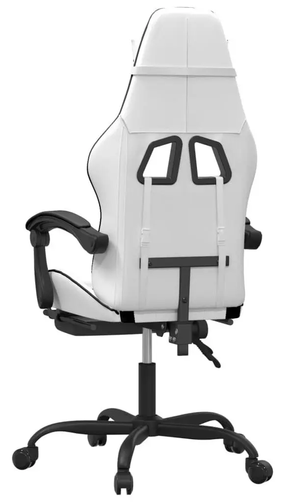Fotoliu gaming VidaXL 349613 (White/Black)