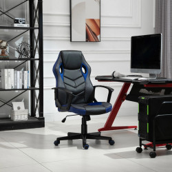 Игровое кресло Vinsetto 921-363BU (Black/Blue)