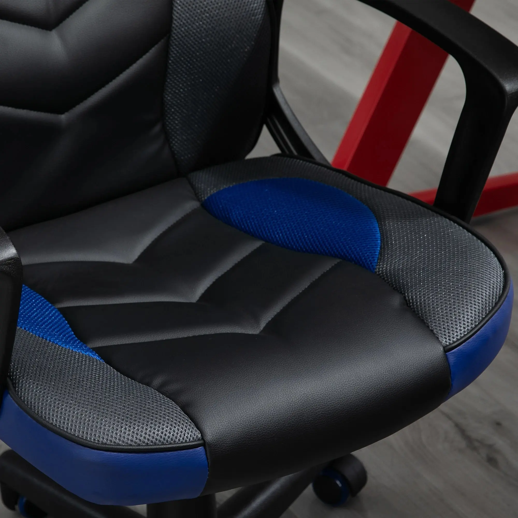 Игровое кресло Vinsetto 921-363BU (Black/Blue) - 6