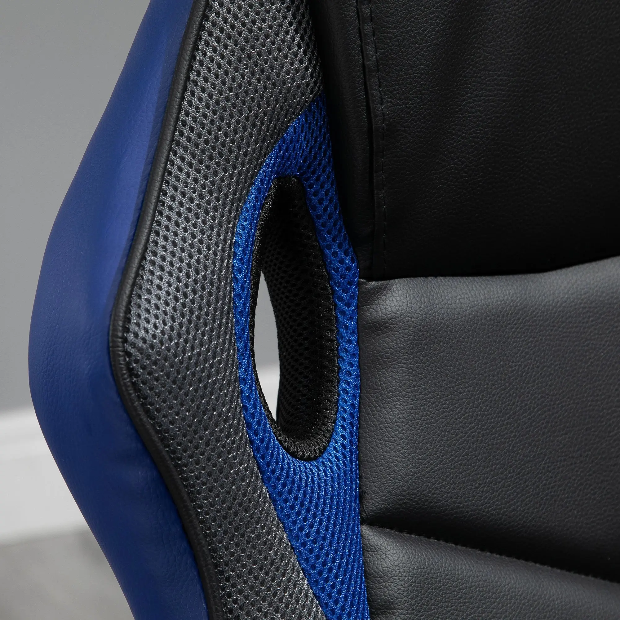 Игровое кресло Vinsetto 921-363BU (Black/Blue) - 7