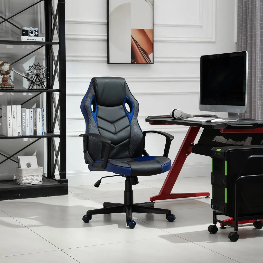 Игровое кресло Vinsetto 921-363BU (Black/Blue)