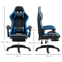 Игровое кресло Vinsetto 921-618V01BK (Black/Blue) Thumb