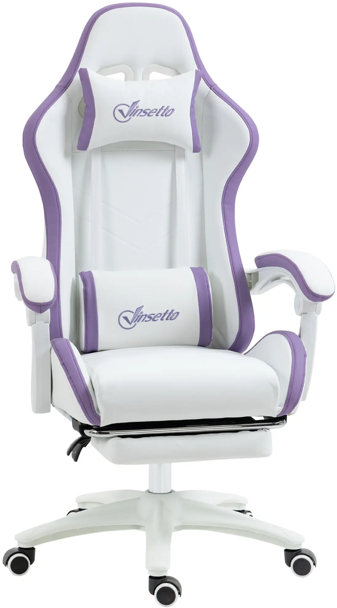 Fotoliu gaming Vinsetto 921-618V02WT (White/Purple) - 2