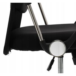 Комплект офисной мебели Akord R11 R80 1D2SZ White + B-17 1SZ1D White + B-17 White + Chomik FOT5047 Black Thumb