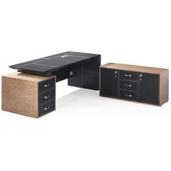 Набор офисной мебели для кабинета руководителя AMF Blair (Black)