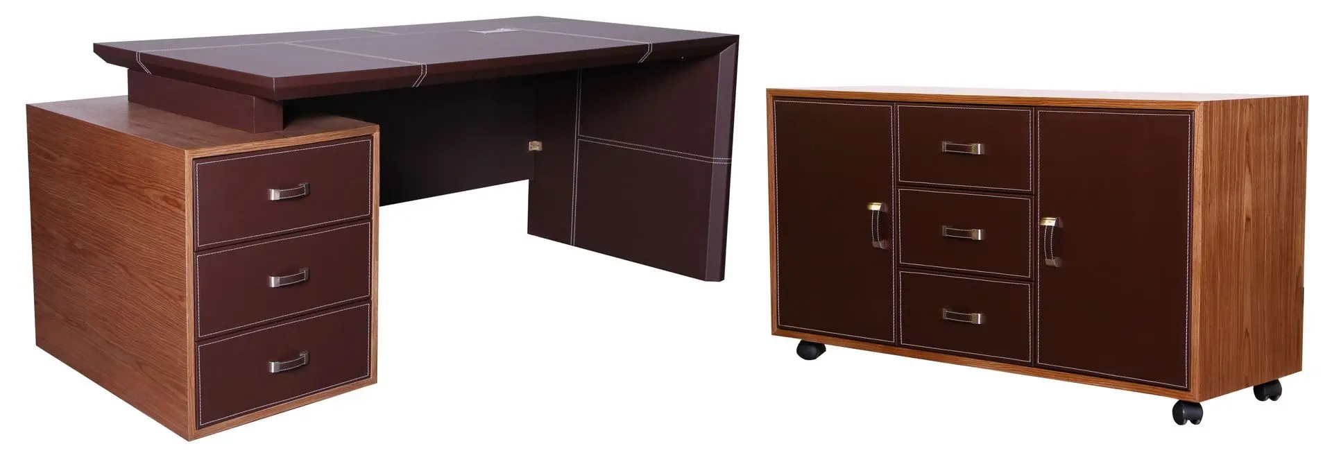 Set mobila pentru biroul sefului AMF Blair (Brown)