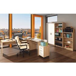 Birou modular Mobhaus Johan 2 New (Sonoma Oak/White) Thumb