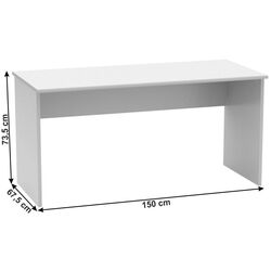 Birou modular Mobhaus Johan 2 New (White) Thumb