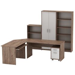 Модульный кабинет Tempo Kondela Johan 2 New (Kraft Dunkel/White)