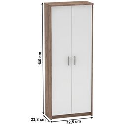 Birou modularTempo Kondela Johan 2 New (Kraft Dunkel/White) Thumb