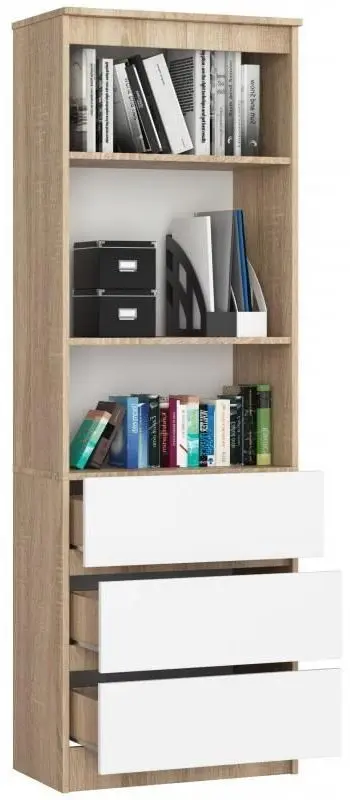 Книжный шкаф Artool 167995-AK (Oak/White) - 2
