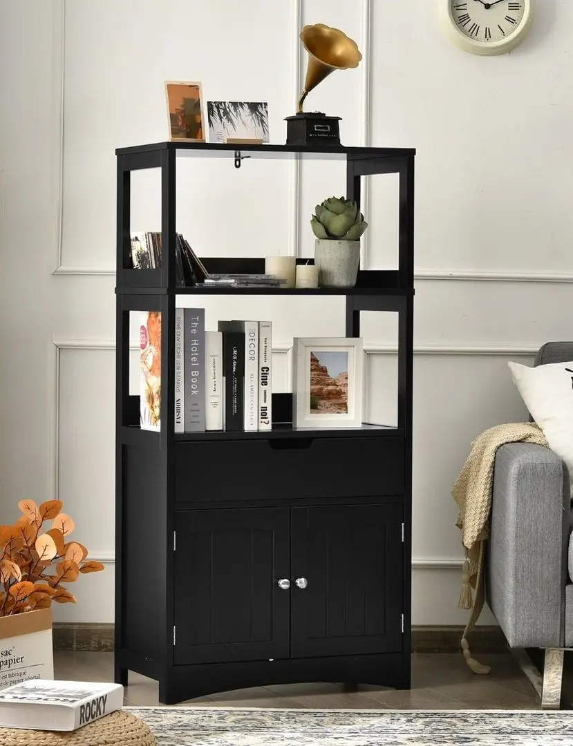 Etajera Costway HW66295BK (Black)