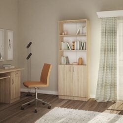 Стеллаж Haaus Flint 2Д2П (Sonoma Oak) Thumb