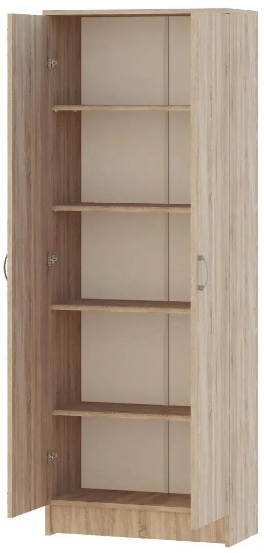 Dulap Haaus Flint 2U (Sonoma Oak) - 2