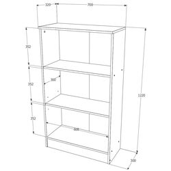 Dulap Haaus Flint (White) Thumb