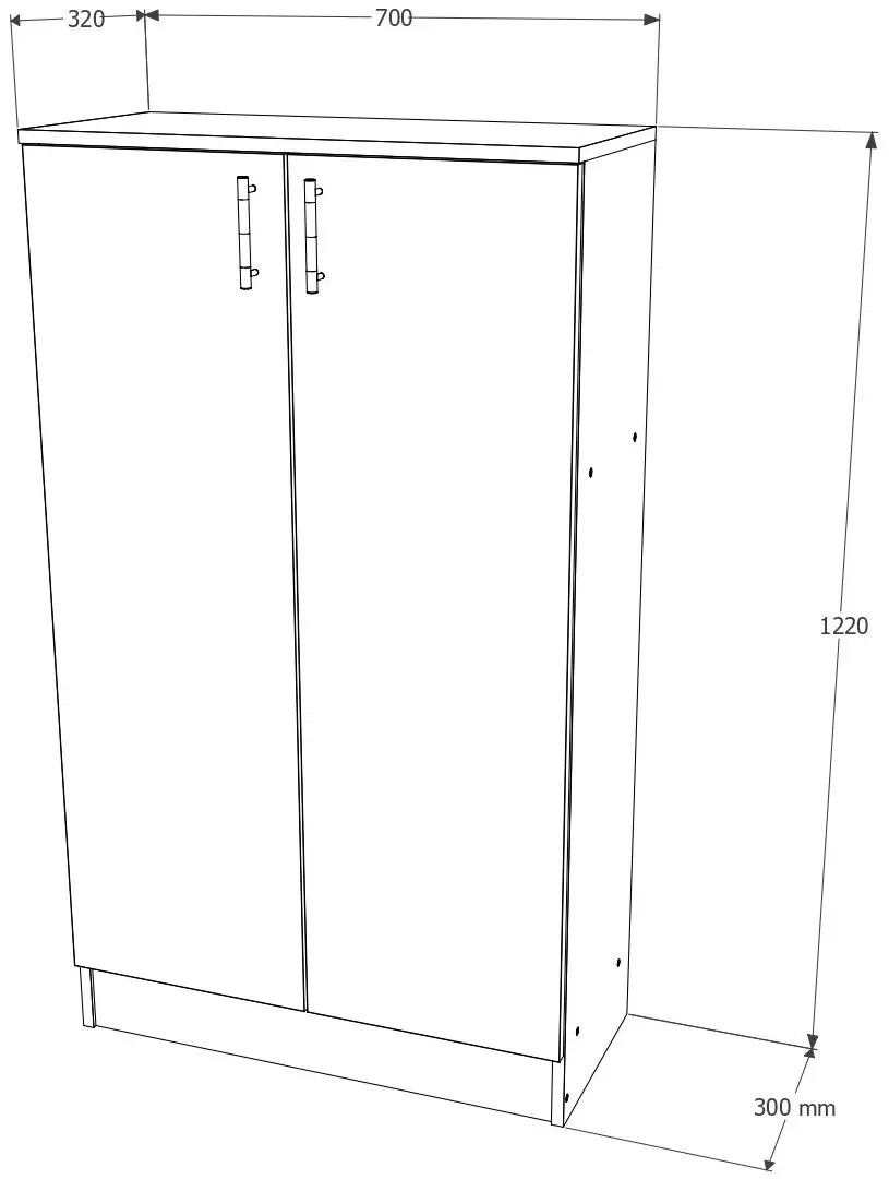 Dulap Haaus Flint (White)