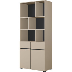 Комбинированный шкаф Helvetia Cross 24CWMY87 (Congo/Black) Thumb
