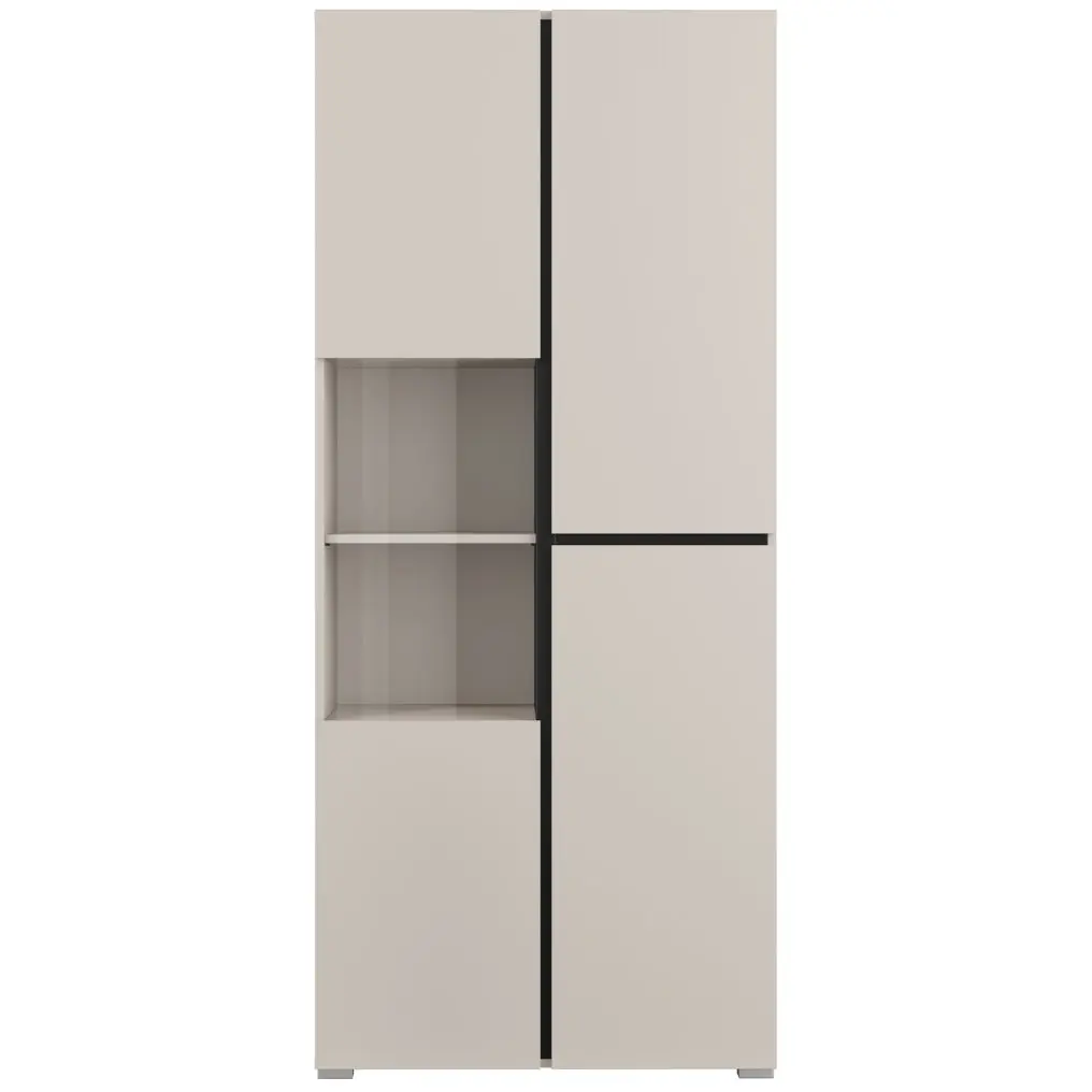 Dulap combinat Helvetia Cross 24KWMY12 (Cashmere/Black) - 3